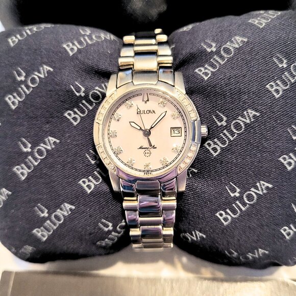 Bulova Women's Marine Star Diamond Dress Watch - Picture 4 of 7